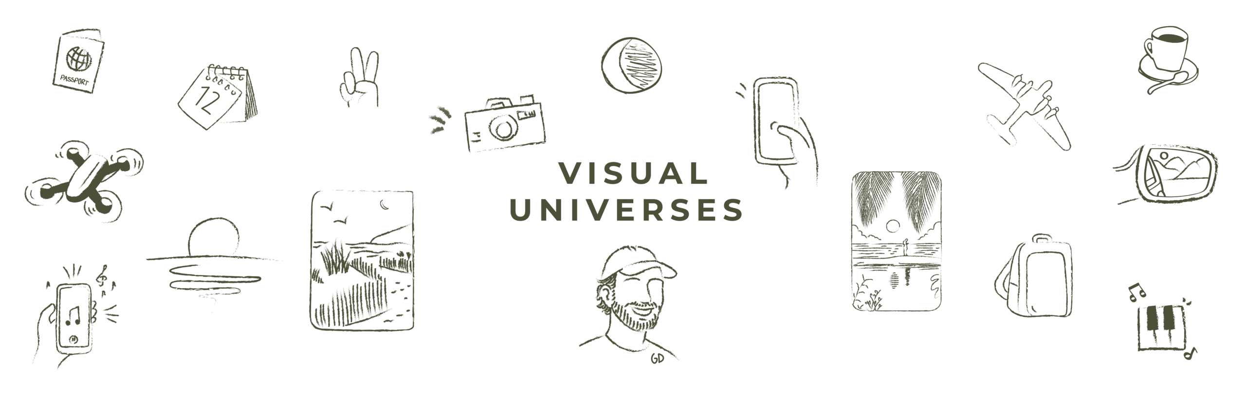 web banner showcasing Visual Univers of Durival Creative